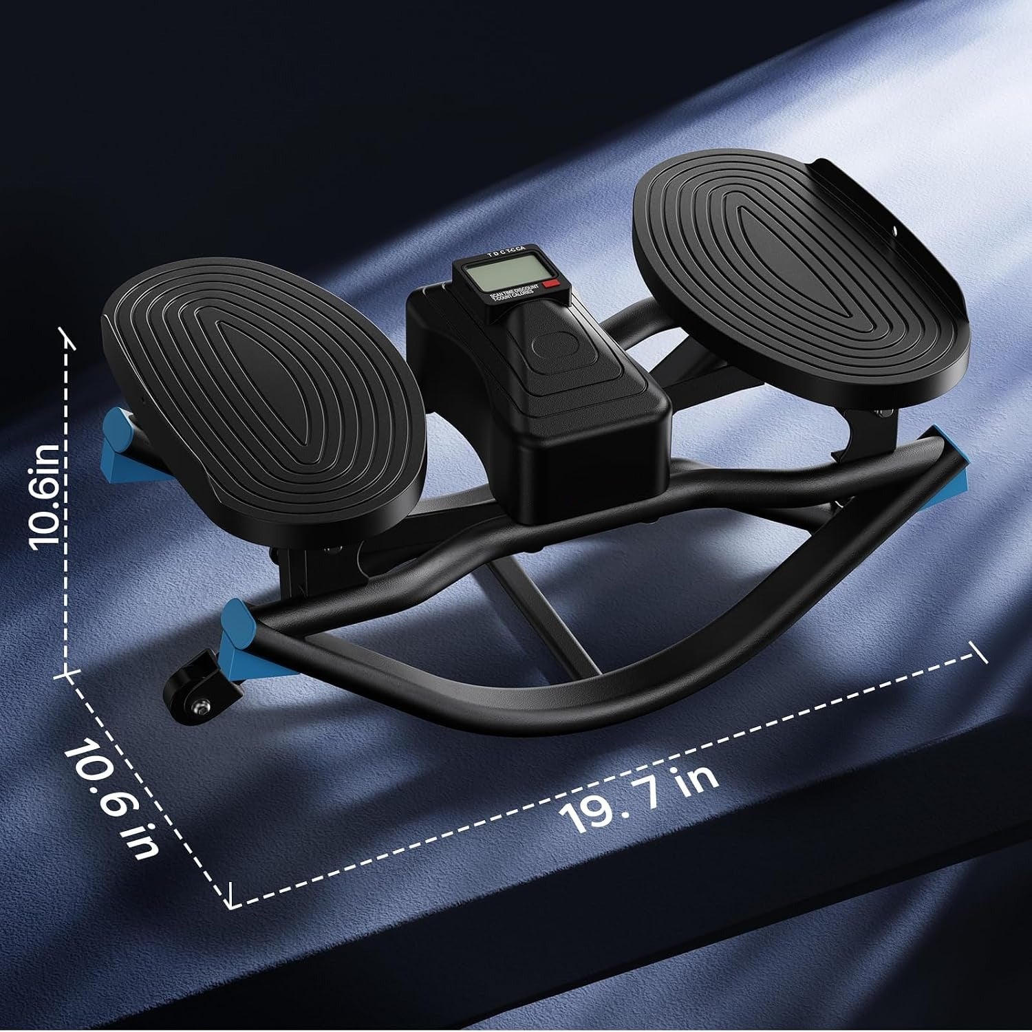 3D Rocking Stair Stepper with Resistance Bands