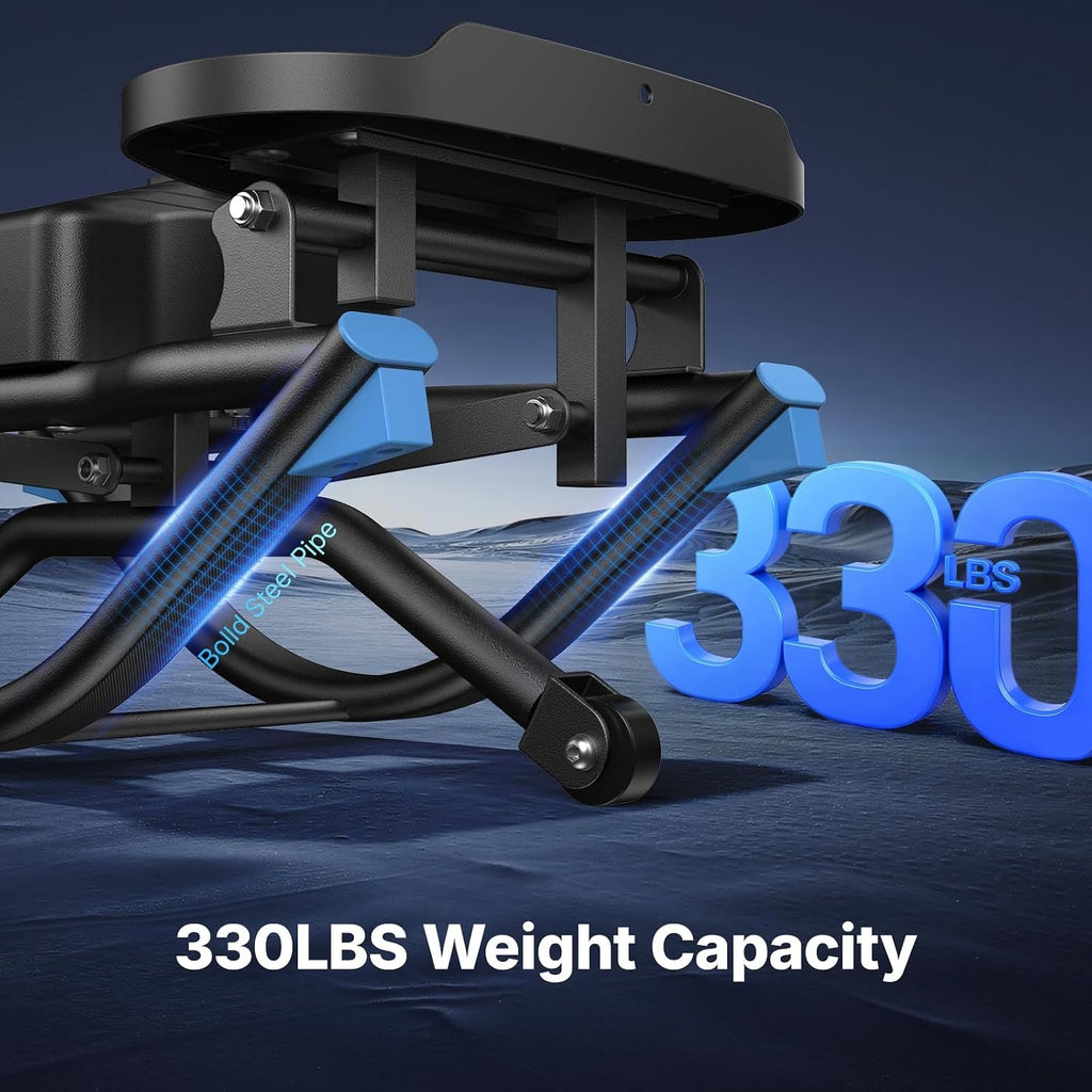 3D Rocking Stair Stepper with Resistance Bands