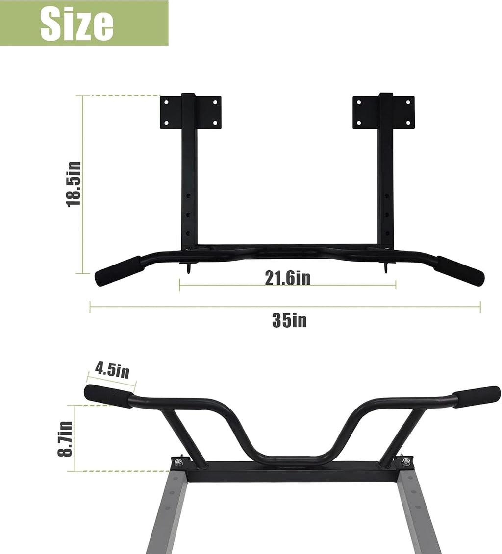 Ceiling‑Mounted Multi‑Grip Pull Up Bar