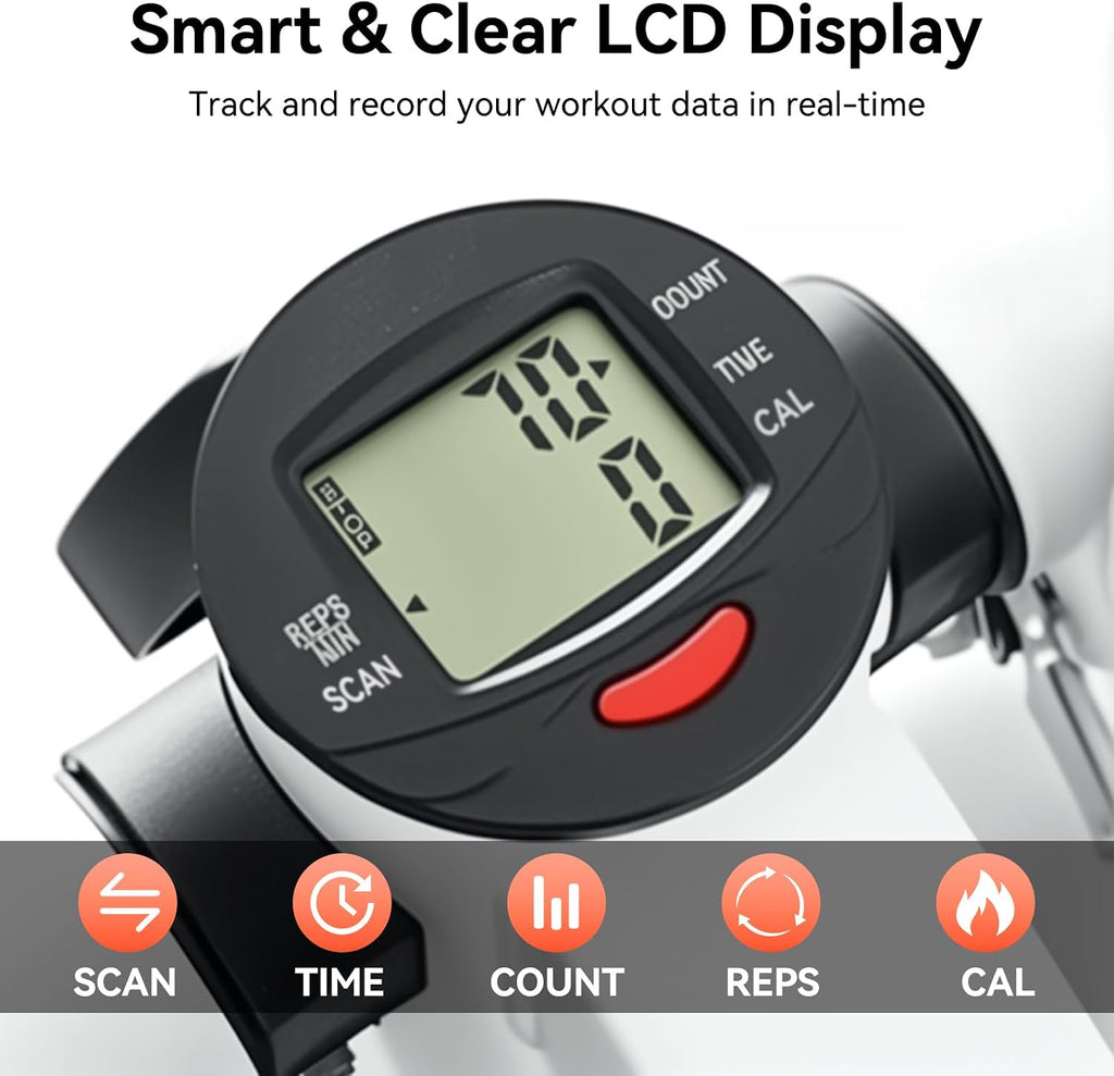 Mini Stepper with LCD & Resistance Bands