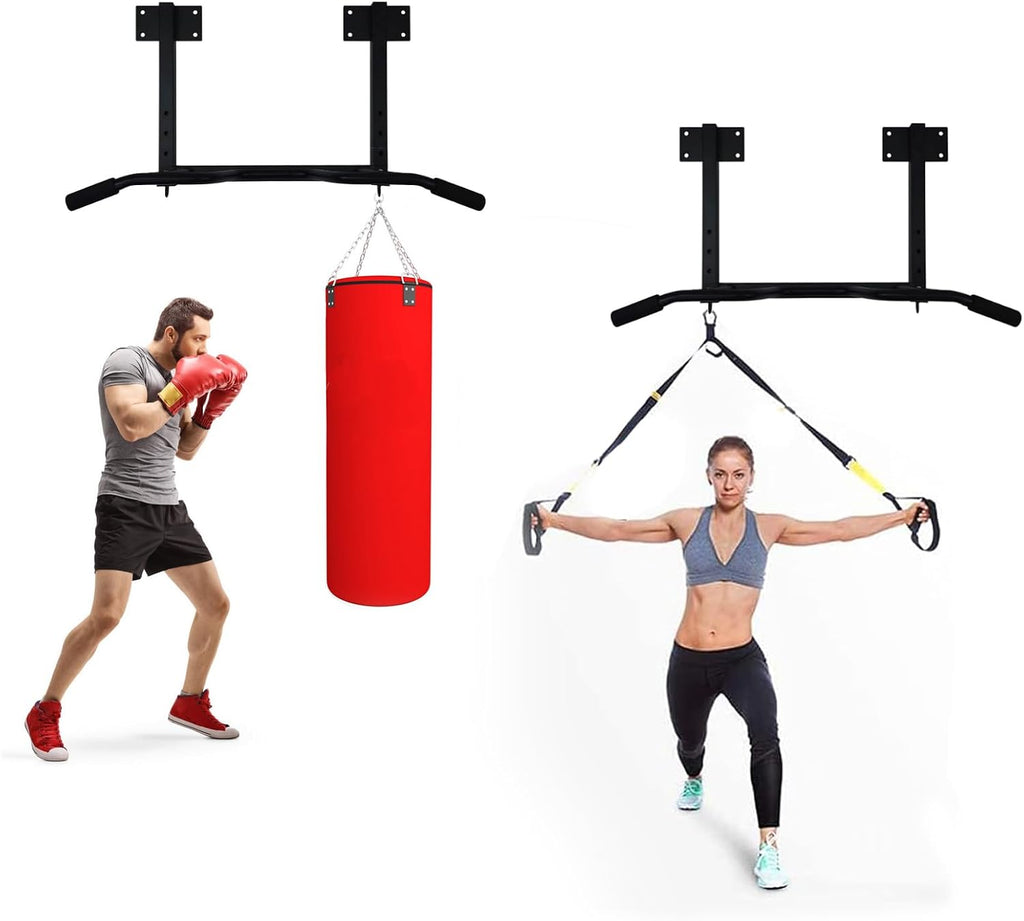 Ceiling‑Mounted Multi‑Grip Pull Up Bar