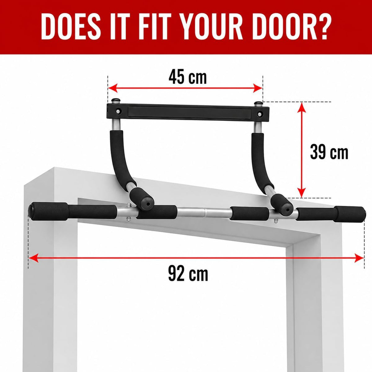 Foldable Wall‑Mounted Pull‑Up Bar