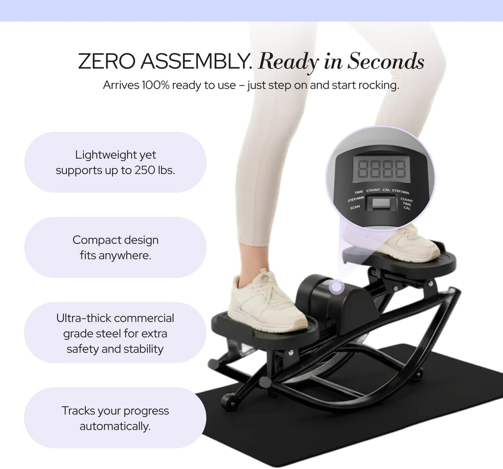 Side‑to‑Side Rocking Exercise Stepper