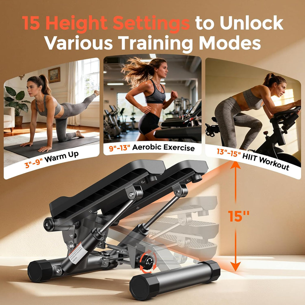 Twist Mini Stepper with Resistance Bands