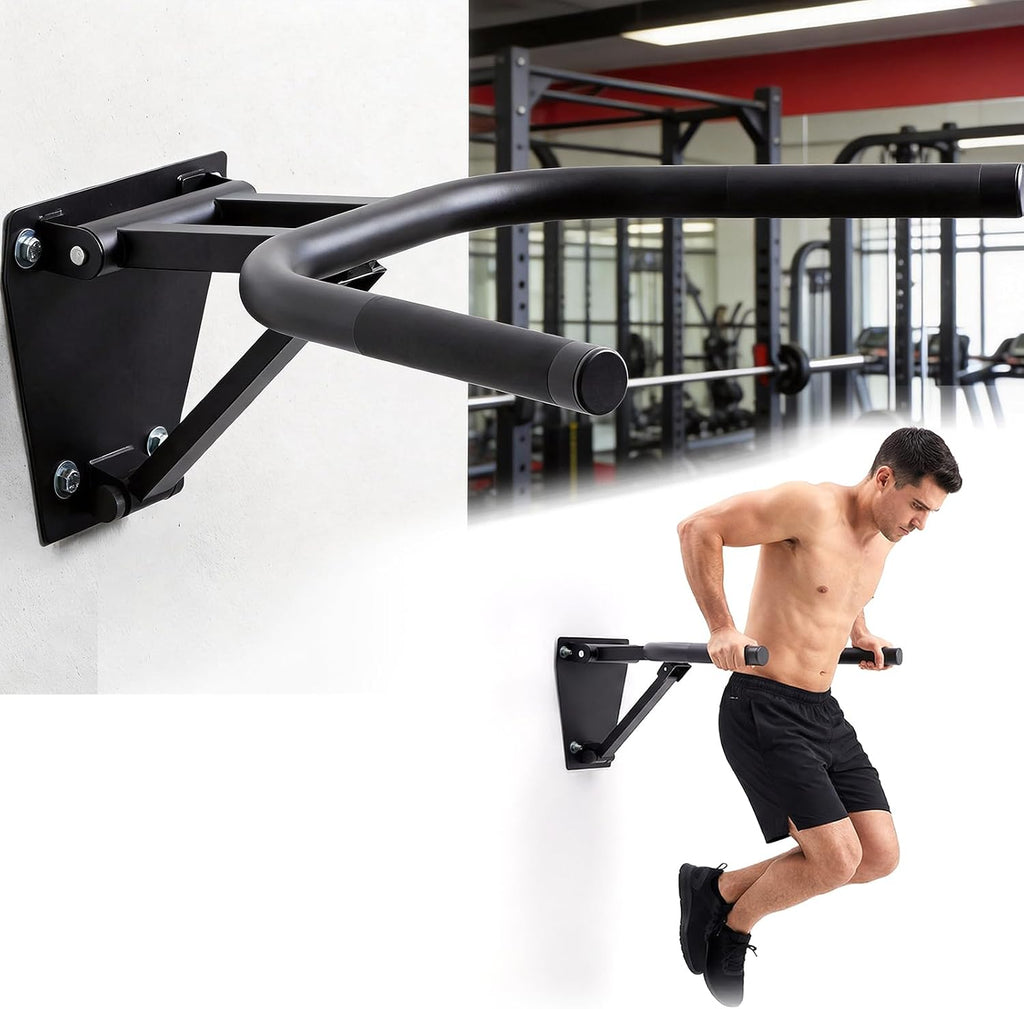 Wall‑Mounted Dip Station & Pull Up Bar