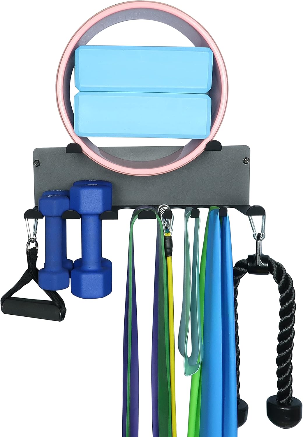 Wall‑Mount Multi‑Purpose Gym Storage Rack