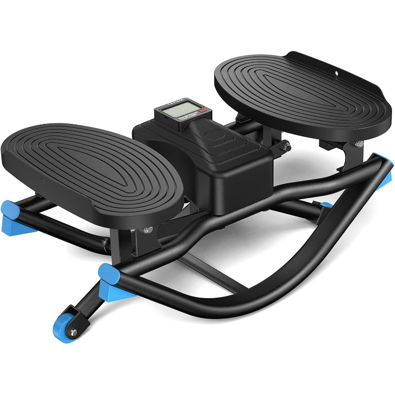 3D Rocking Stepper with Resistance Bands