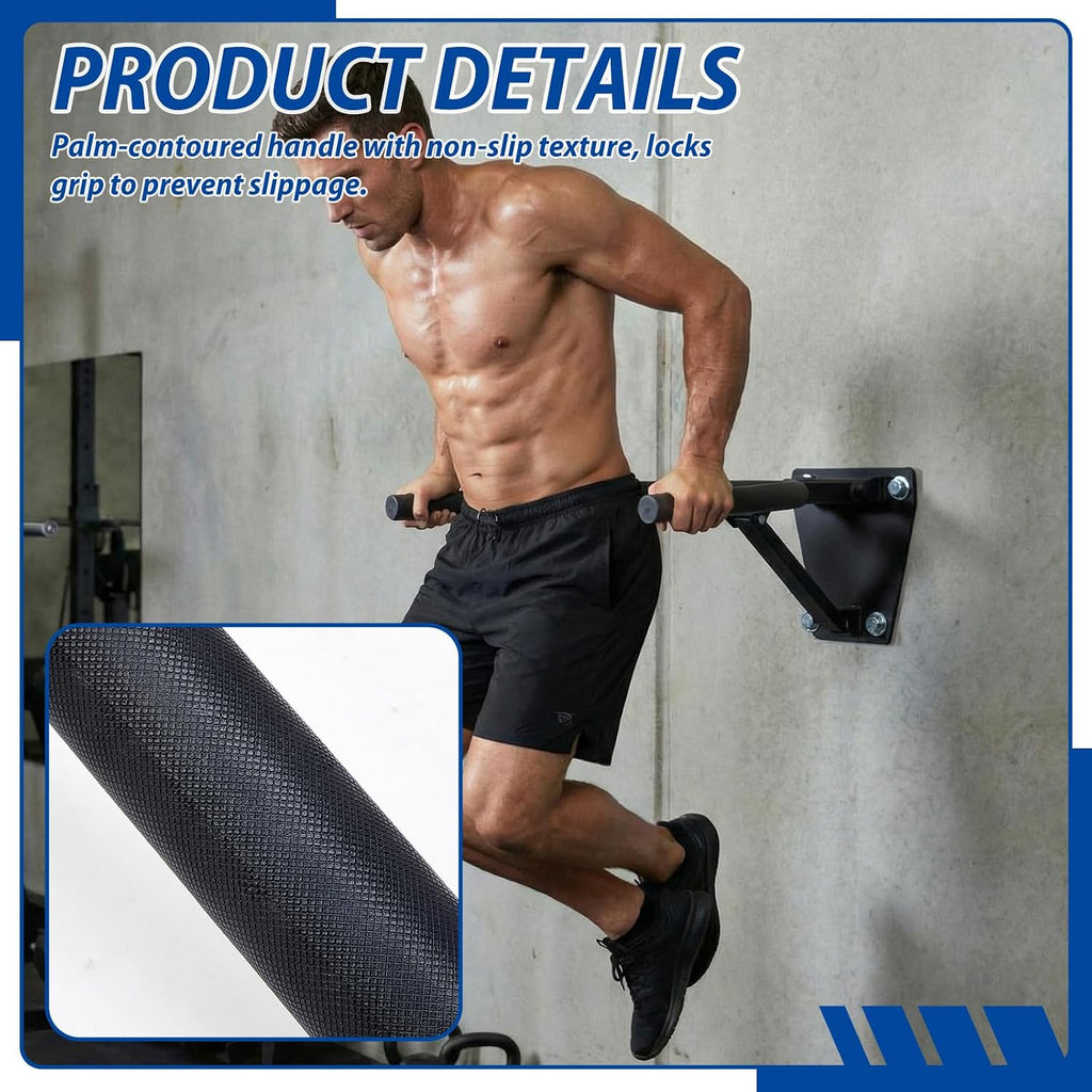 Wall‑Mounted Dip Station & Pull Up Bar
