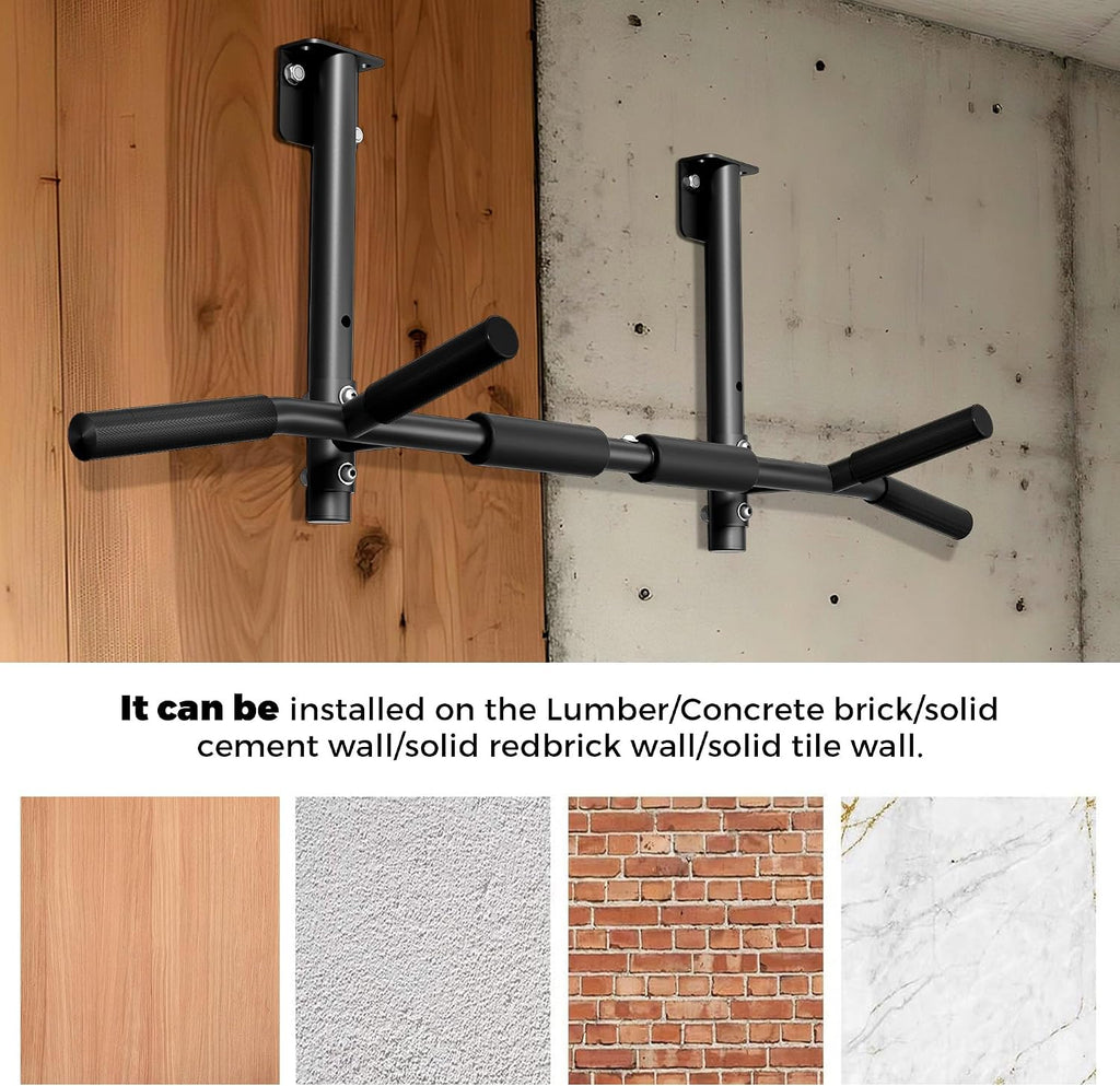 Ceiling‑Mounted Adjustable Pull‑Up Bar
