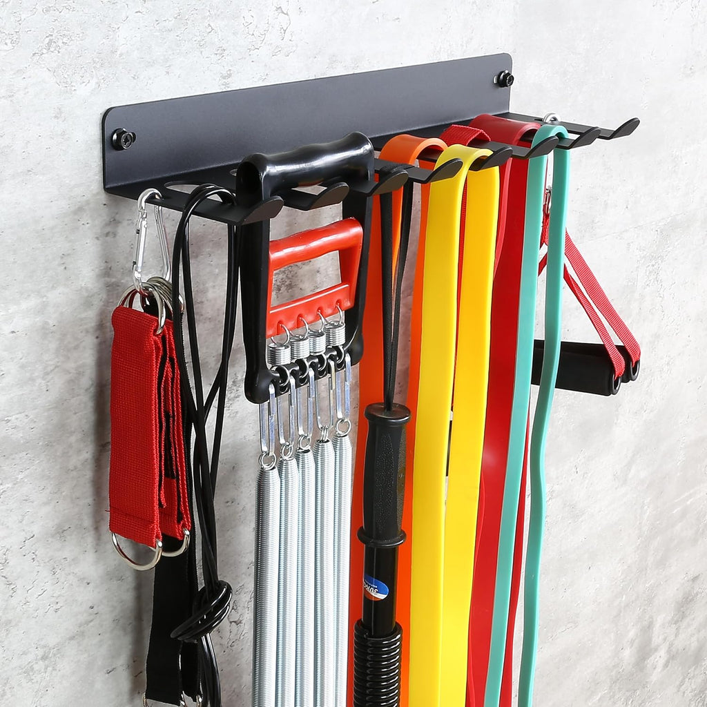 Wall‑Mount Heavy‑Duty Multi‑Purpose Gym Storage Rack
