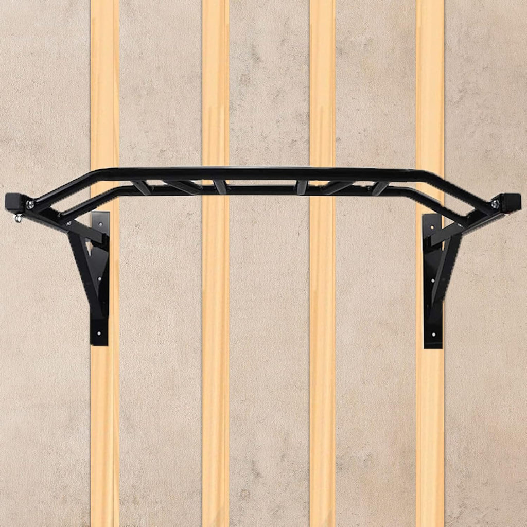 Wall‑Mounted Pull‑Up Bar with Dip Stand