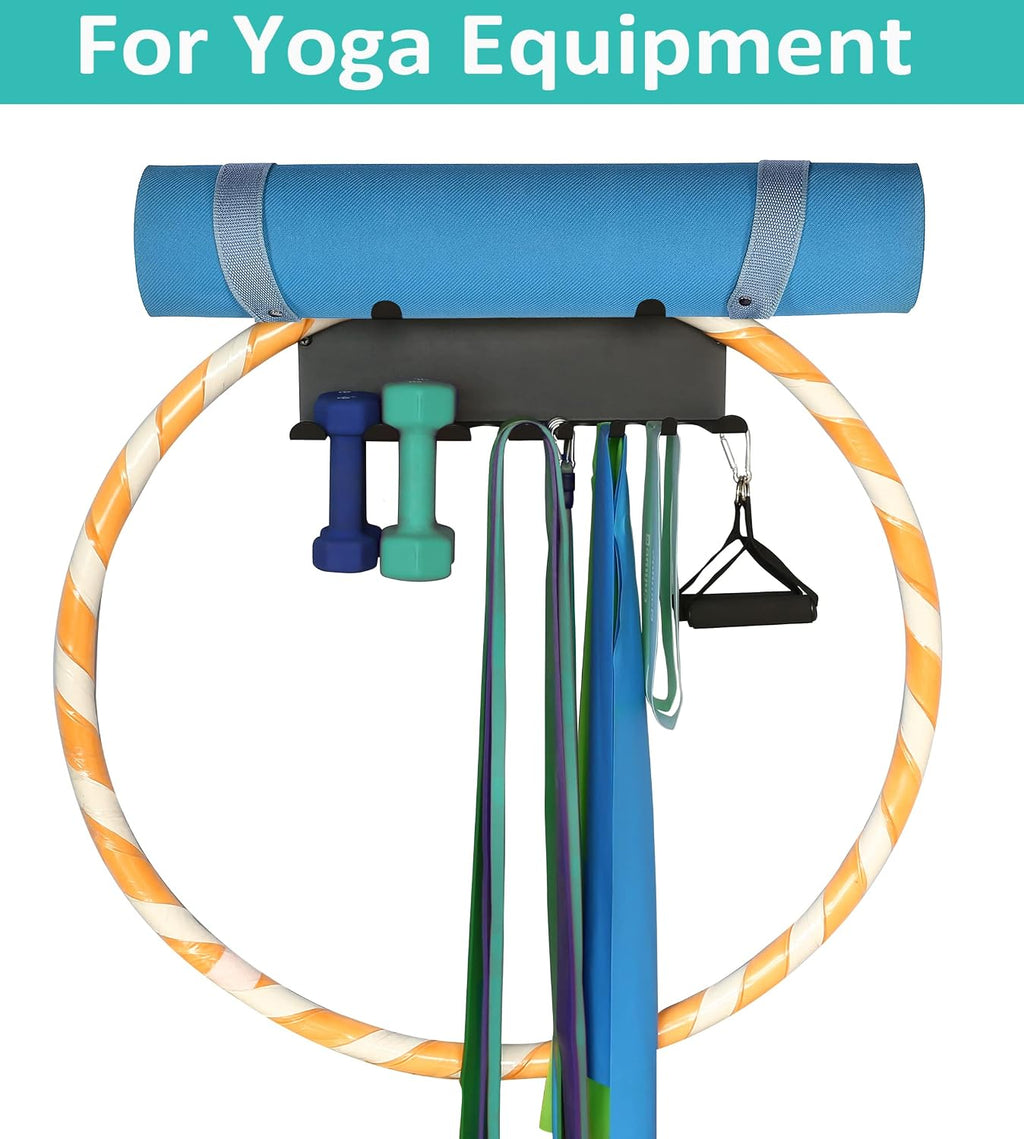 Wall‑Mount Multi‑Purpose Gym Storage Rack