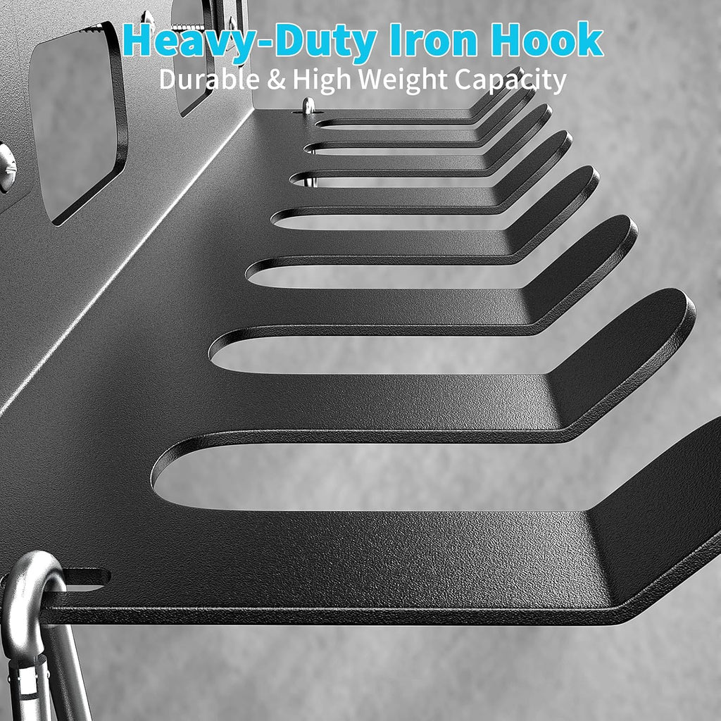 Wall‑Mount Multi‑Purpose Gym Storage Rack