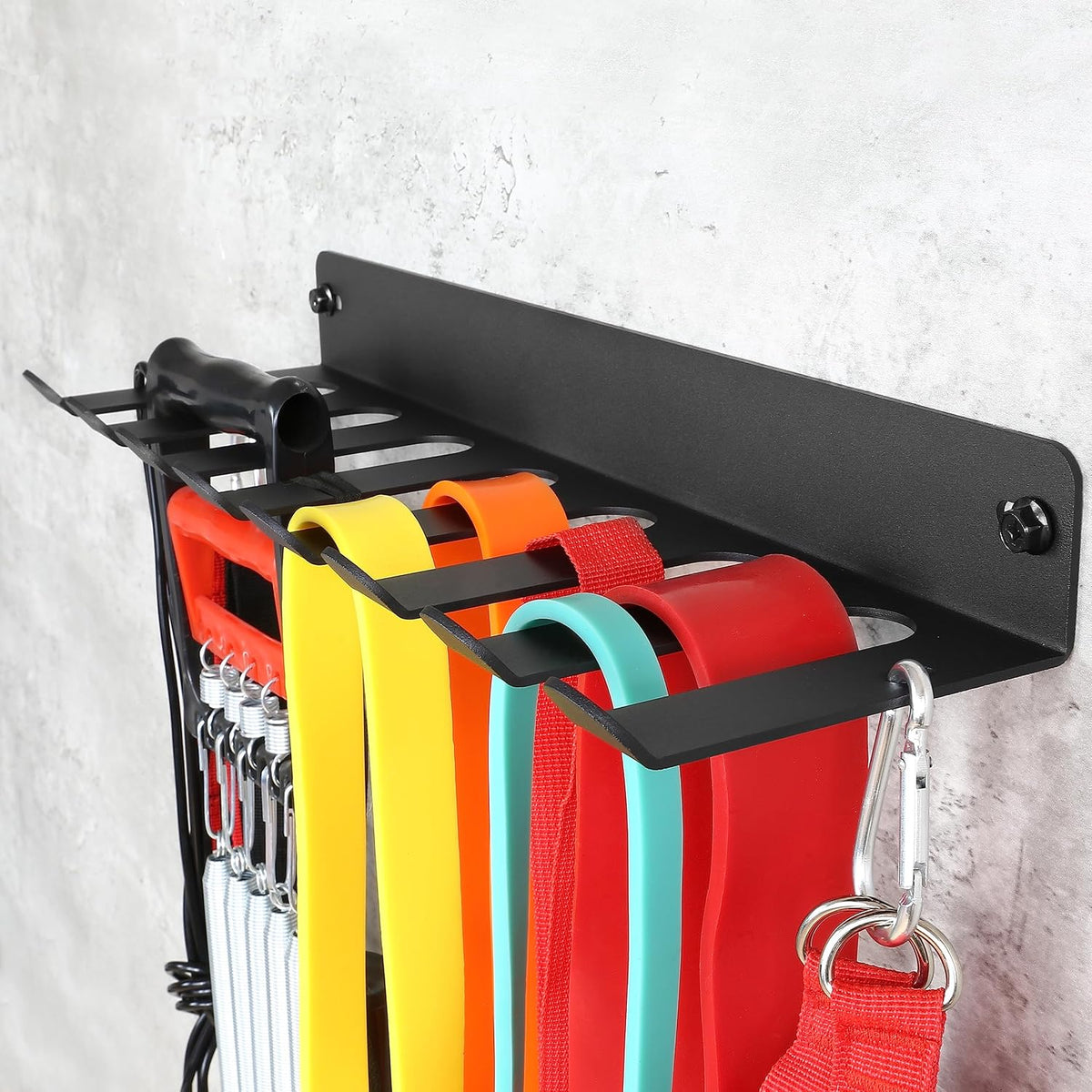 Wall‑Mount Heavy‑Duty Multi‑Purpose Gym Storage Rack