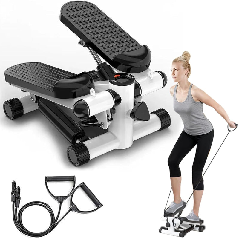 Mini Stepper with LCD & Resistance Bands