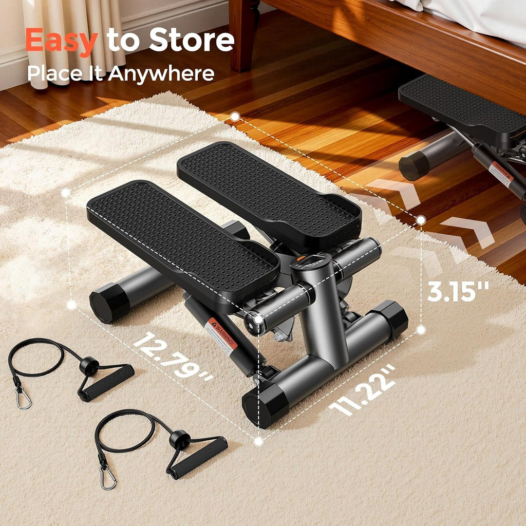 Twist Mini Stepper with Resistance Bands