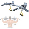 Wall‑Mounted Pull Up Bar with Dip Station
