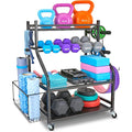 Rolling All‑in‑One Dumbbell Storage Rack