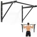 Wall‑Mounted Pull Up Bar with Hanging Rings
