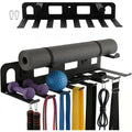 Wall‑Mount Multi‑Purpose Gym Equipment Storage Rack